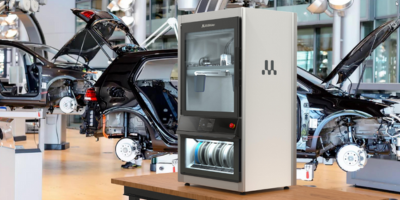 Ultimaker Factor 4 on workbench in car factory